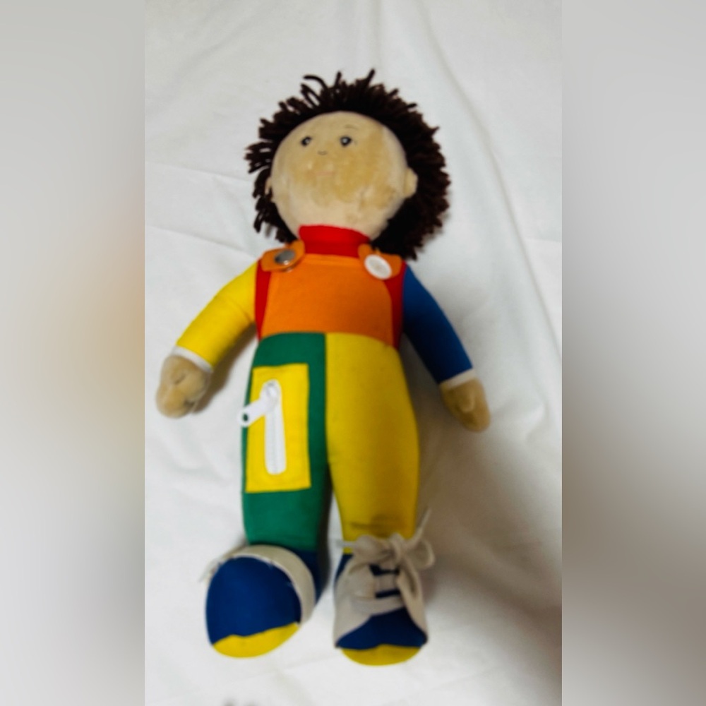 Doll Sensory Tie Shoes Plush